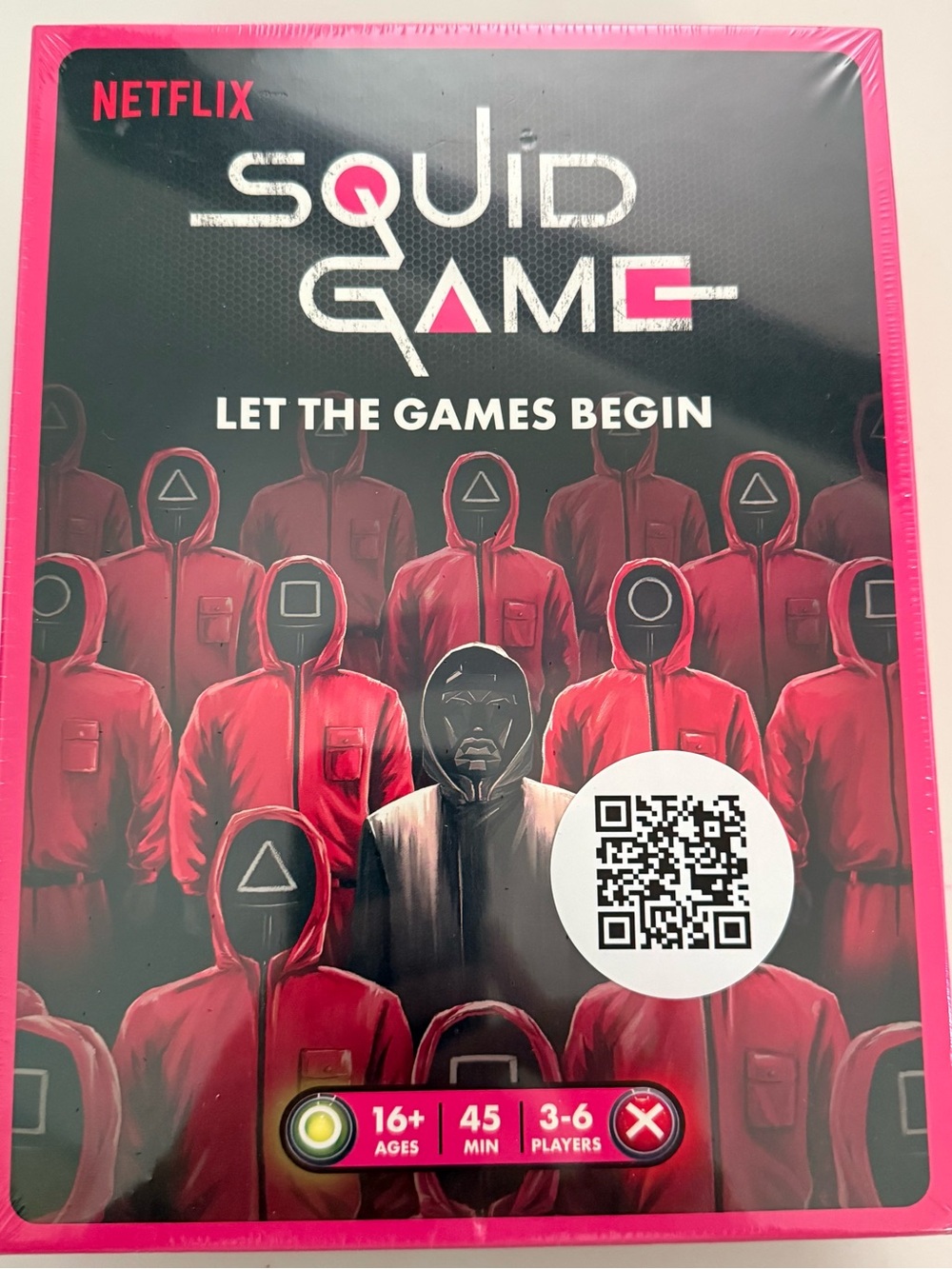 Netflix Squid Game Party Board Game - Pink and Black